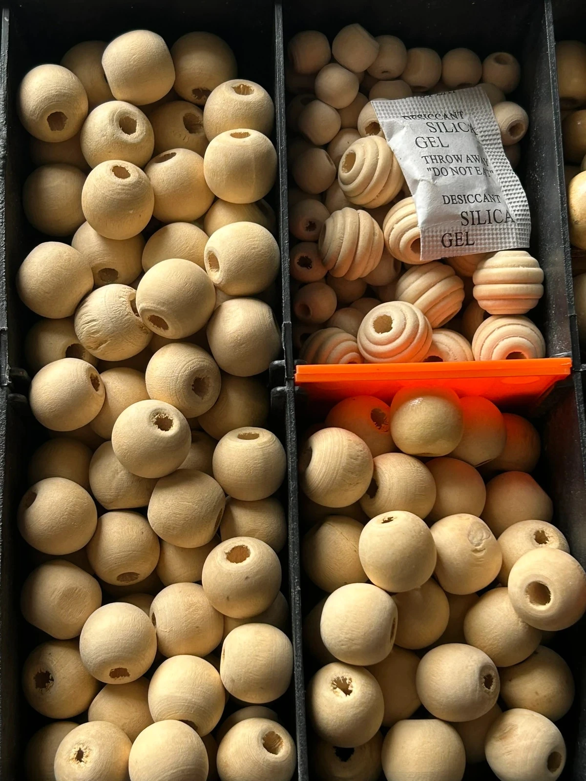 Cajas muy grandes de cuentas de madera para manualidades creativas – photo 5